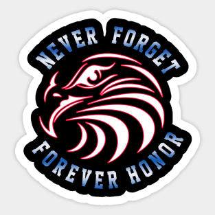 Memorial Day Fallen Soldiers Never Forget Forever Honor Sticker